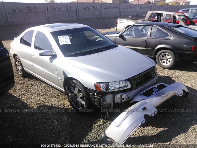 YV1RS592162523957 - 2006 VOLVO S60 2.5T SILVER photo 1