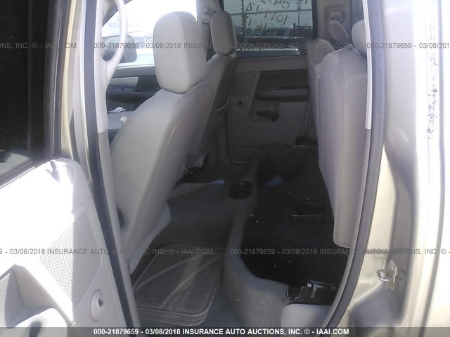 3D7KS28A18G166696 - 2008 DODGE RAM 2500 ST/SLT 金色 照片 8