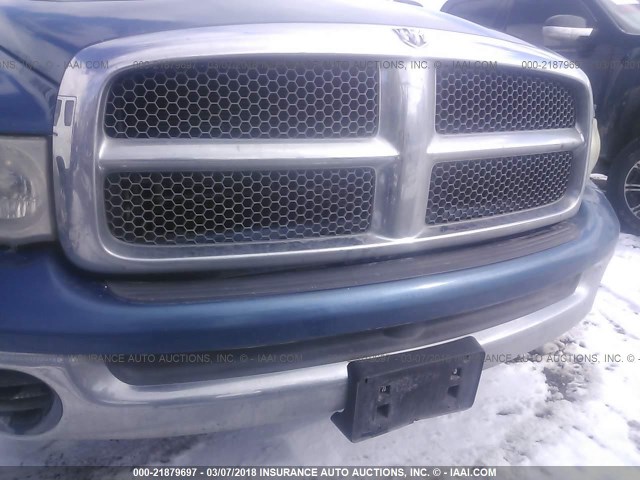 3D7HA18N02G182633 - 2002 DODGE RAM 1500 BLUE photo 6