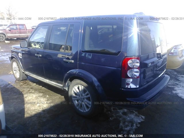 SALAG2D43CA616906 - 2012 LAND ROVER LR4 HSE BLUE photo 3