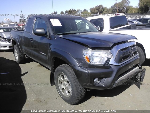 5TFTU4GN5CX025692 - 2012 TOYOTA TACOMA PRERUNNER ACCESS CAB GRAY photo 1