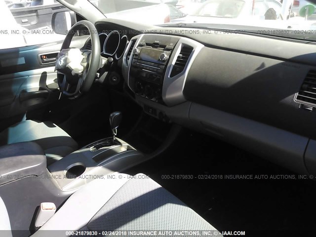 5TFTU4GN5CX025692 - 2012 TOYOTA TACOMA PRERUNNER ACCESS CAB GRAY photo 5