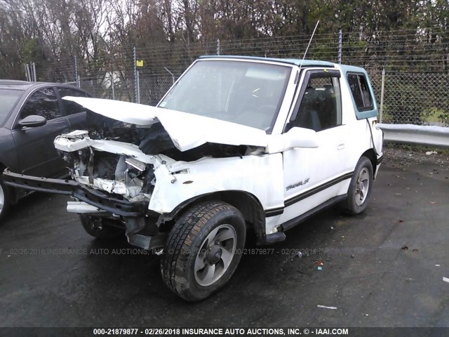 2CNBJ1864S6933149 - 1995 GEO TRACKER WHITE photo 2