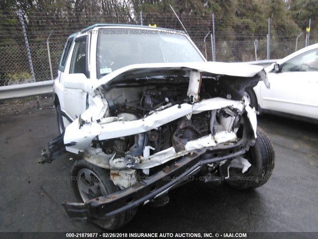 2CNBJ1864S6933149 - 1995 GEO TRACKER WHITE photo 6