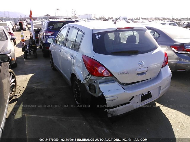 3N1BC1CP7CK272656 - 2012 NISSAN VERSA S/SL SILVER photo 3