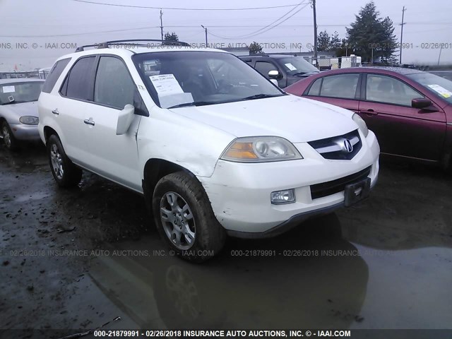 2HNYD18865H506050 - 2005 ACURA MDX TOURING WHITE photo 1