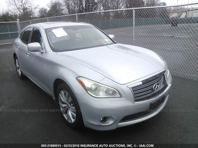 JN1BY1AR0BM370089 - 2011 INFINITI M37 X SILVER photo 1