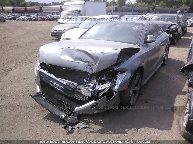 WAUDK78T39A003224 - 2009 AUDI A5 QUATTRO GRAY photo 2