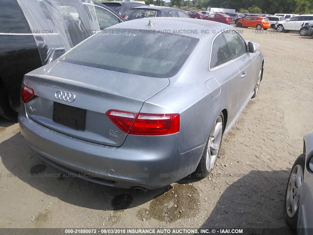 WAUDK78T39A003224 - 2009 AUDI A5 QUATTRO GRAY photo 4