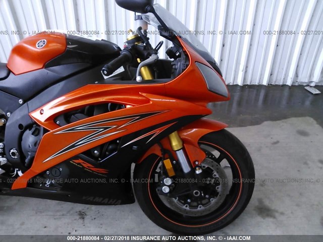 JYARJ16E99A011174 - 2009 YAMAHA YZFR6 ORANGE photo 5