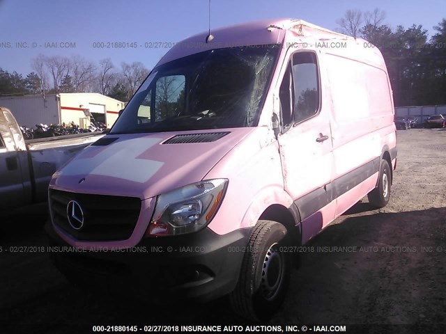 WD3PE7DC3FP172286 - 2015 MERCEDES-BENZ SPRINTER 2500 PINK photo 2