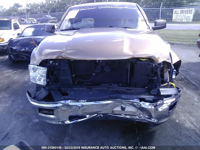 1C6RD6FP2CS113449 - 2012 DODGE RAM 1500 ST BROWN photo 6