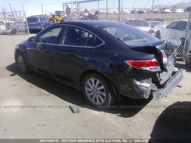 1YVHZ8DH3C5M23292 - 2012 MAZDA 6 I BLACK photo 3