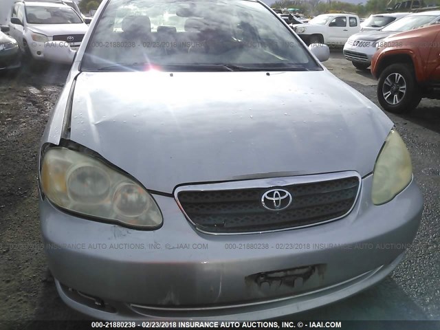 1NXBR32E37Z774184 - 2007 TOYOTA COROLLA CE/LE/S SILVER photo 6