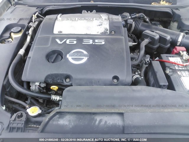 1N4BA41E26C837840 - 2006 NISSAN MAXIMA SE/SL SILVER photo 10