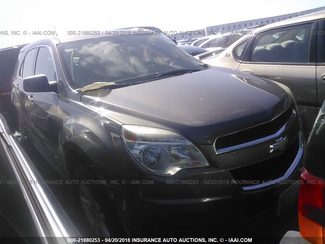 2CNALBEW5A6257194 - 2010 CHEVROLET EQUINOX LS BROWN photo 1