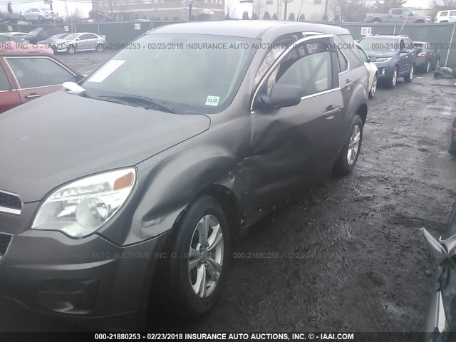 2CNALBEW5A6257194 - 2010 CHEVROLET EQUINOX LS BROWN photo 6