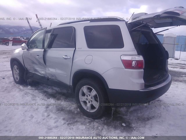 1GKEV23D19J101111 - 2009 GMC ACADIA SLT-1 Silber Foto 3