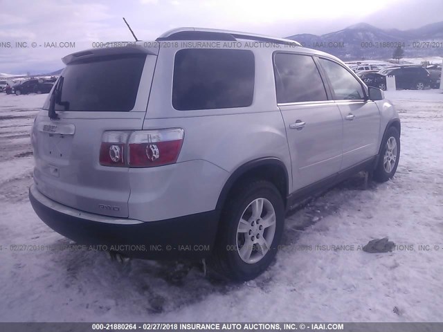 1GKEV23D19J101111 - 2009 GMC ACADIA SLT-1 Silber Foto 4