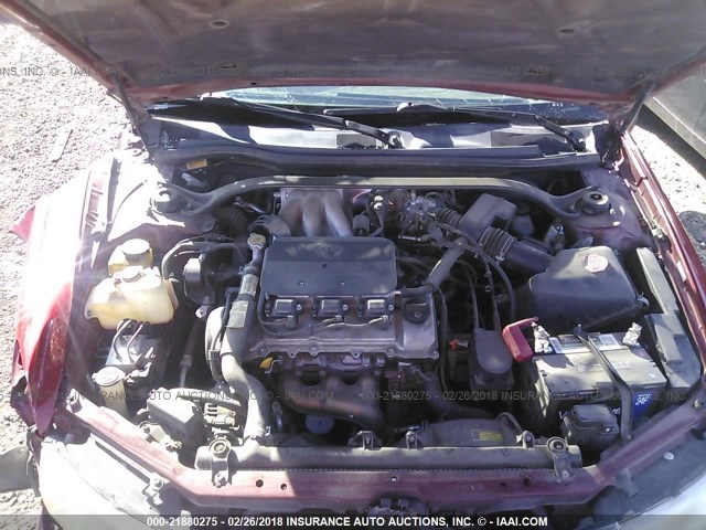 2T1CF28P61C537083 - 2001 TOYOTA CAMRY SOLARA SE/SLE წითელი ფოტო 10