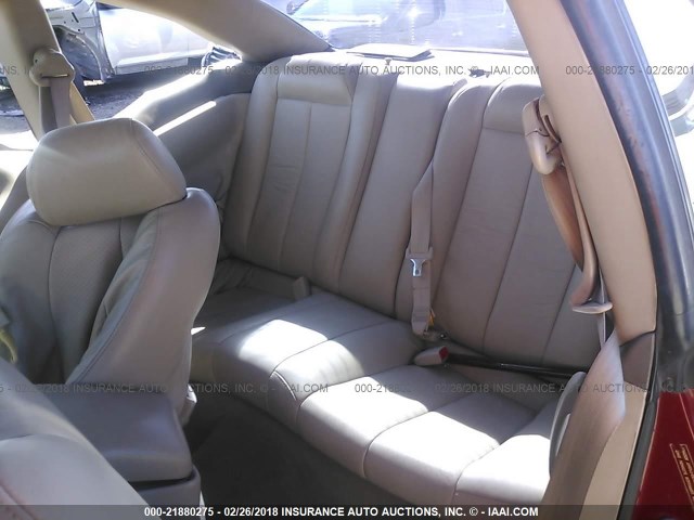 2T1CF28P61C537083 - 2001 TOYOTA CAMRY SOLARA SE/SLE წითელი ფოტო 8