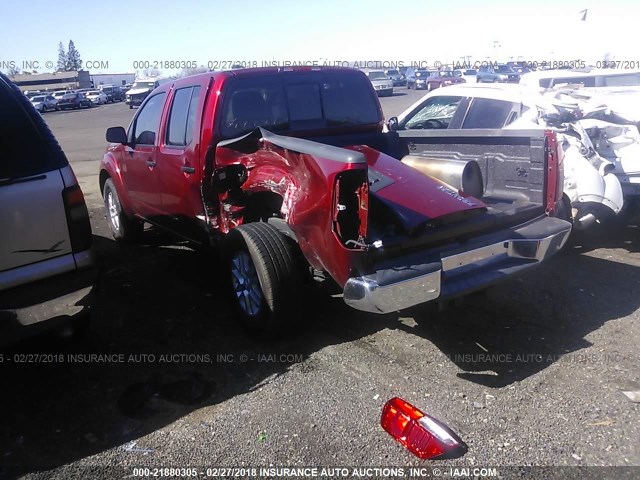 1N6AD0ER5GN779650 - 2016 NISSAN FRONTIER S/SV/SL/PRO-4X BURGUNDY photo 3