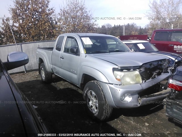 5TEUU42N36Z233935 - 2006 TOYOTA TACOMA ACCESS CAB GRAY photo 1