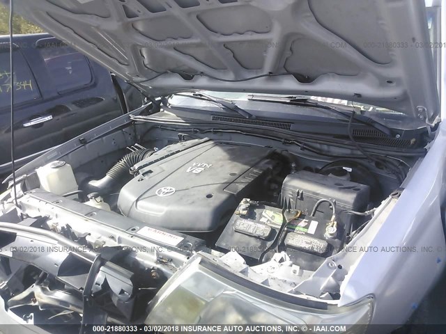5TEUU42N36Z233935 - 2006 TOYOTA TACOMA ACCESS CAB Grau Foto 10
