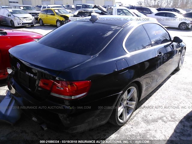 WBAWC73568E066128 - 2008 BMW 335 XI BLACK photo 4