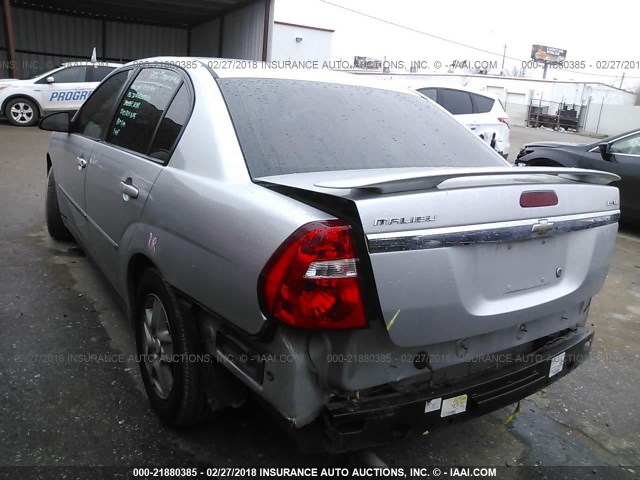 1G1ZT54895F166834 - 2005 CHEVROLET MALIBU LS ვერცხლისფერი ფოტო 3