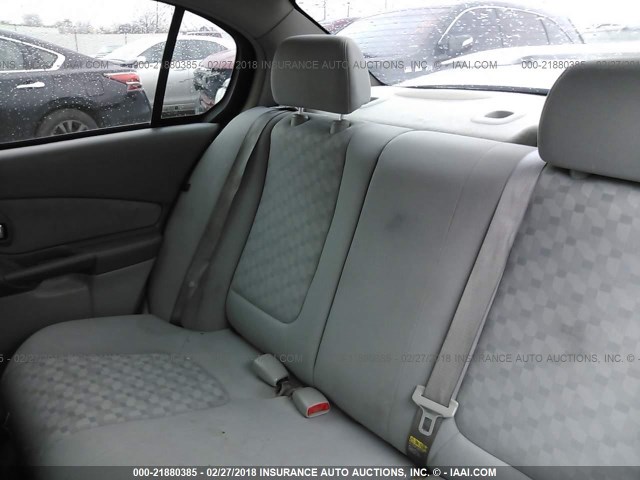 1G1ZT54895F166834 - 2005 CHEVROLET MALIBU LS ვერცხლისფერი ფოტო 8