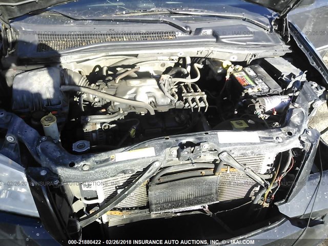 2D8HN54P68R131767 - 2008 DODGE GRAND CARAVAN SXT BLACK photo 10