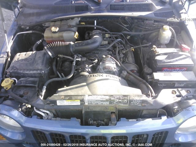 1J4GL48KX5W693984 - 2005 JEEP LIBERTY SPORT Mavi foto 10