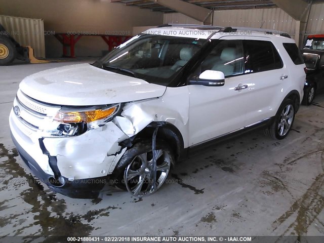 1FMHK8F85BGA94696 - 2011 FORD EXPLORER LIMITED 白色 照片 2