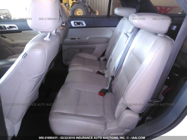 1FMHK8F85BGA94696 - 2011 FORD EXPLORER LIMITED 白色 照片 8