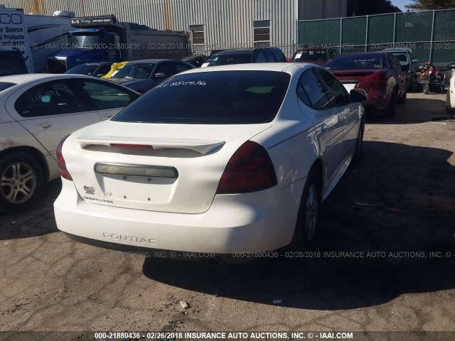 2G2WP552061281599 - 2006 PONTIAC GRAND PRIX WHITE photo 4