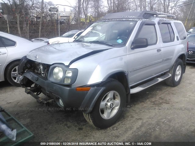 5N1ED28Y72C569215 - 2002 NISSAN XTERRA XE/SE SILVER photo 2