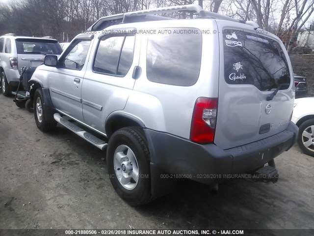 5N1ED28Y72C569215 - 2002 NISSAN XTERRA XE/SE SILVER photo 3