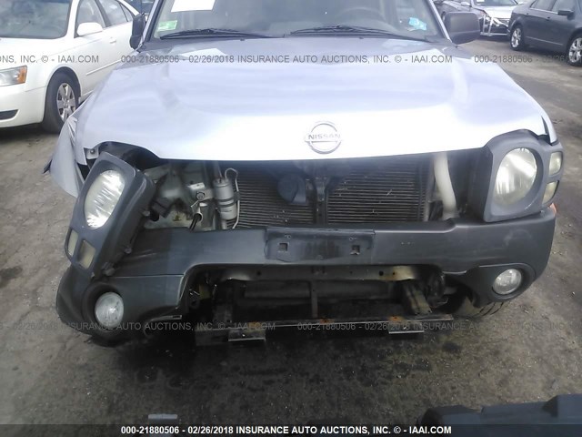 5N1ED28Y72C569215 - 2002 NISSAN XTERRA XE/SE SILVER photo 6