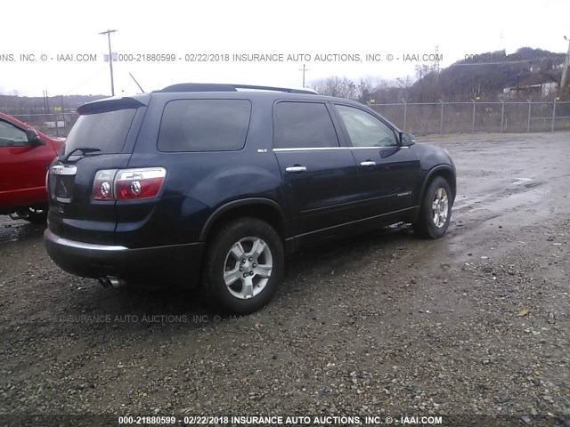 1GKER23738J164630 - 2008 GMC ACADIA SLT-1 Dark Blue photo 4