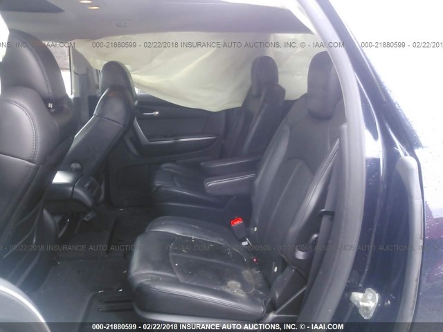 1GKER23738J164630 - 2008 GMC ACADIA SLT-1 Темно-синій фото 8