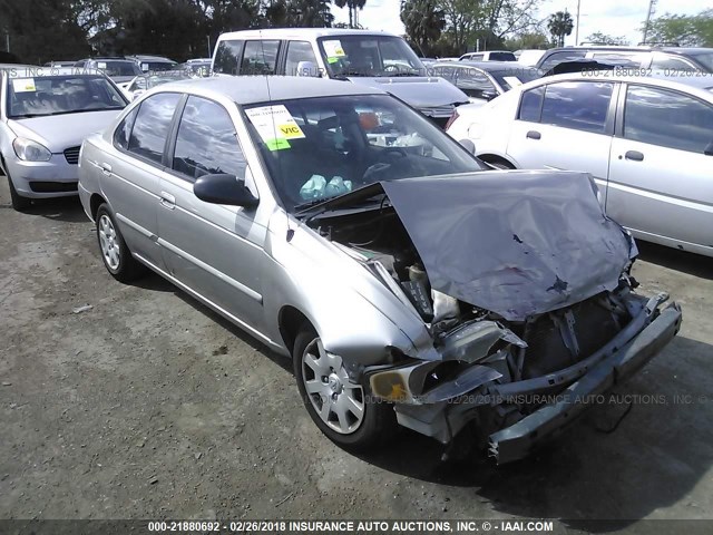 3N1CB51D0YL331247 - 2000 NISSAN SENTRA XE/GXE SILVER photo 1