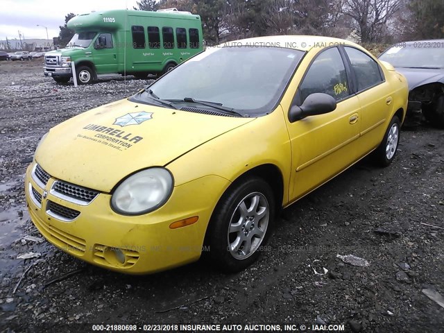 1B3ES56C53D118316 - 2003 DODGE NEON SXT YELLOW photo 2