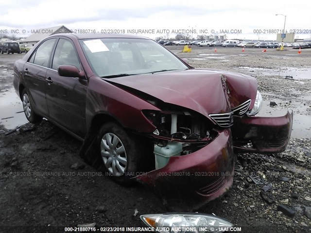 4T1BE32K66U129089 - 2006 TOYOTA CAMRY LE/XLE/SE Қызыл фото 1
