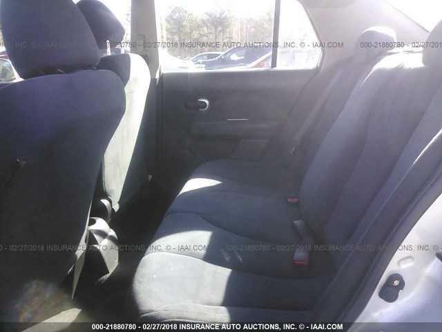 3N1BC11E39L449093 - 2009 NISSAN VERSA S/SL SILVER photo 8