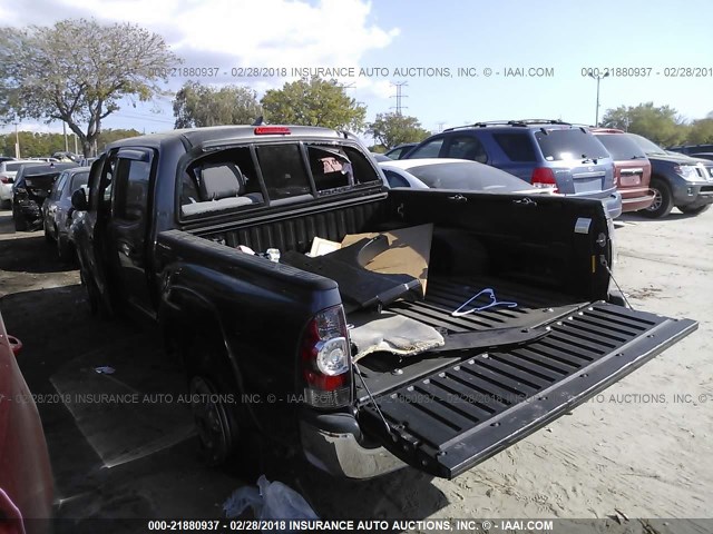 3TMLU4EN4EM156978 - 2014 TOYOTA TACOMA DOUBLE CAB GRAY photo 3