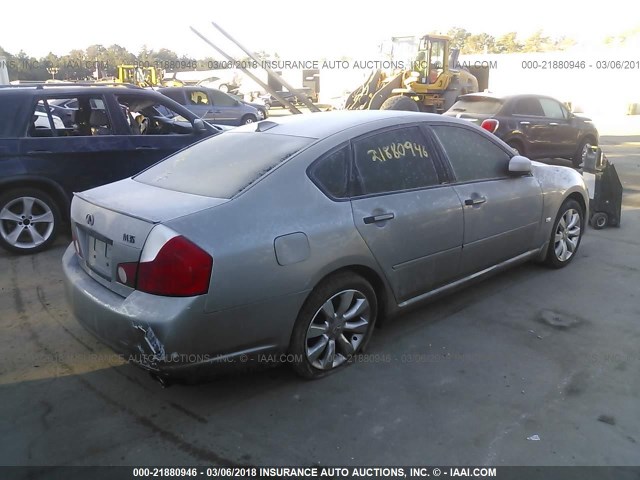 JNKAY01E27M302267 - 2007 INFINITI M35 SPORT GRAY photo 4