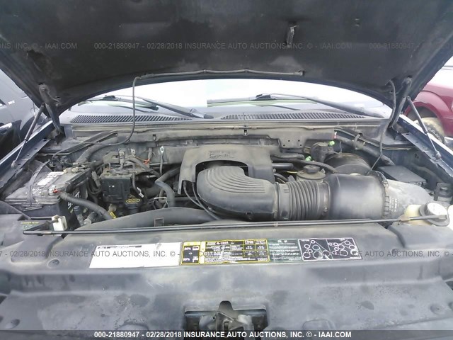 1FTRW08L22KA54668 - 2002 FORD F150 SUPERCREW GRAY photo 10