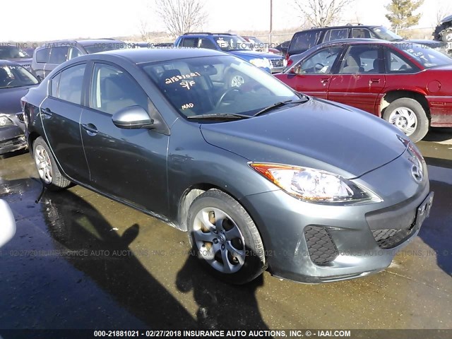 JM1BL1UF5C1531892 - 2012 MAZDA 3 I GRAY photo 1