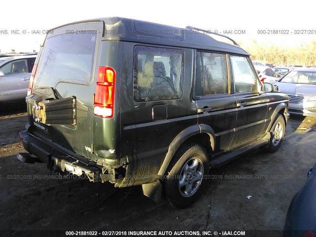 SALTY1241YA238062 - 2000 LAND ROVER DISCOVERY II  GREEN photo 4